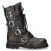 grande qualité Bottes New Rock Comfort Light Vegan Noires 26