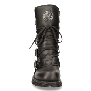 grande qualité Bottes New Rock Comfort Light Vegan Noires 14