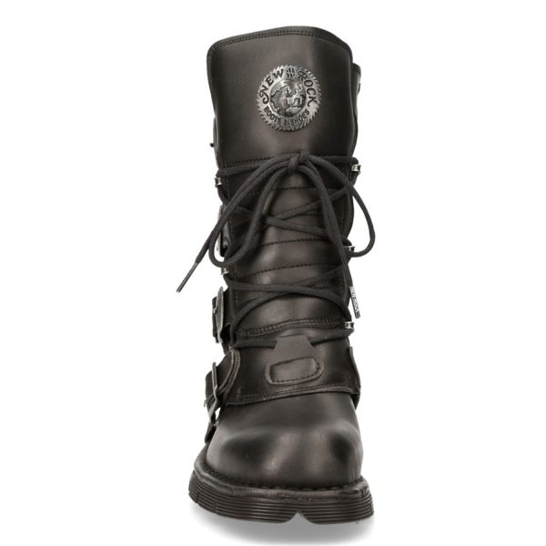 grande qualité Bottes New Rock Comfort Light Vegan Noires 4