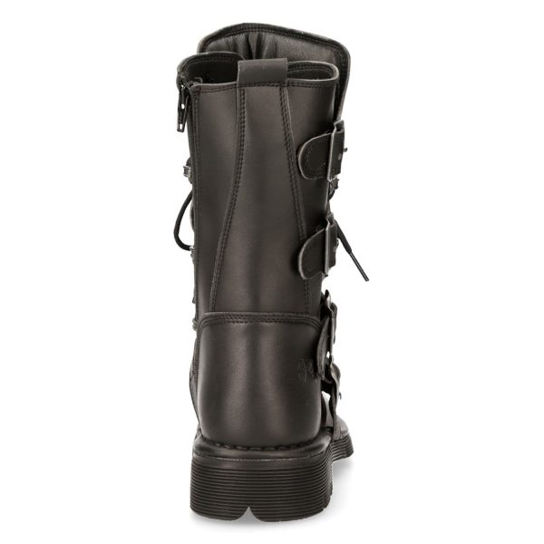 grande qualité Bottes New Rock Comfort Light Vegan Noires 6