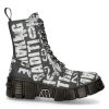 Bottes New Rock Wall Vegan Imprimées mode tendance 26