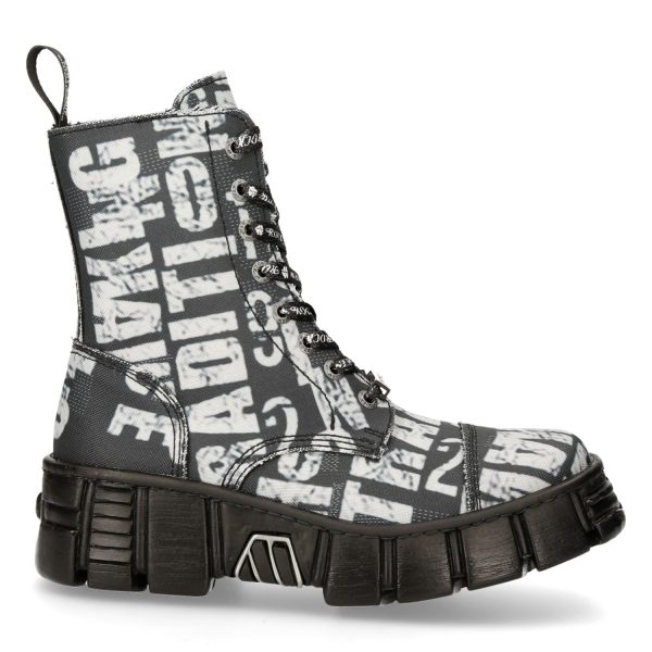 Bottes New Rock Wall Vegan Imprimées mode tendance 1