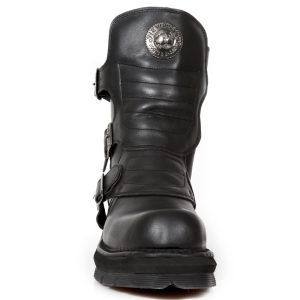 Bottines New Rock Comfort Light En Cuir Nomada Noir Distributeur Officiel 13