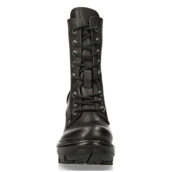 Bottines New Rock Neotyre En Cuir Noir Protections acheteurs 4