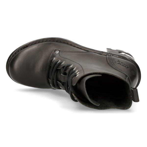 Bottines New Rock Neotyre En Cuir Noir Protections acheteurs 8