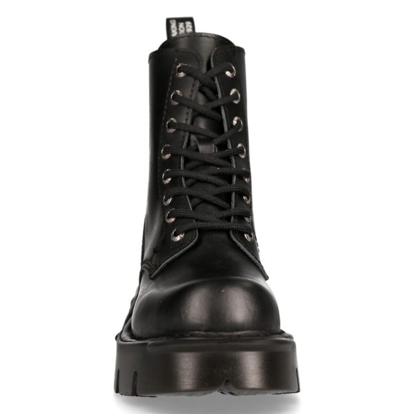 Bottines New Rock Newmili Reactor En Cuir Noir De super promotions disponibles 4