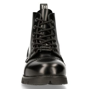 nouvelle saison Bottines New Rock Ranger En Cuir Antik Noir 14