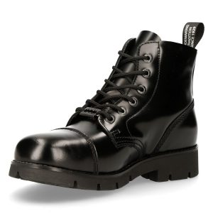 nouvelle saison Bottines New Rock Ranger En Cuir Antik Noir 16