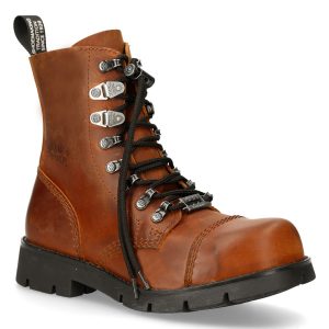 commentaire favorable Bottines New Rock Ranger En Cuir Marron 11