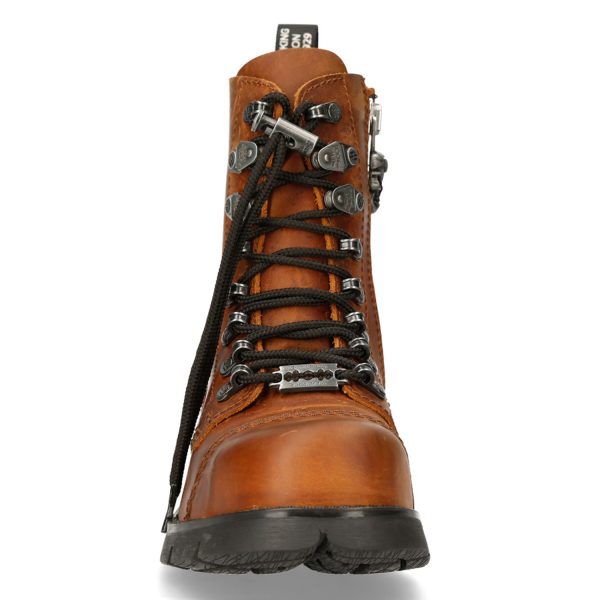 commentaire favorable Bottines New Rock Ranger En Cuir Marron 4