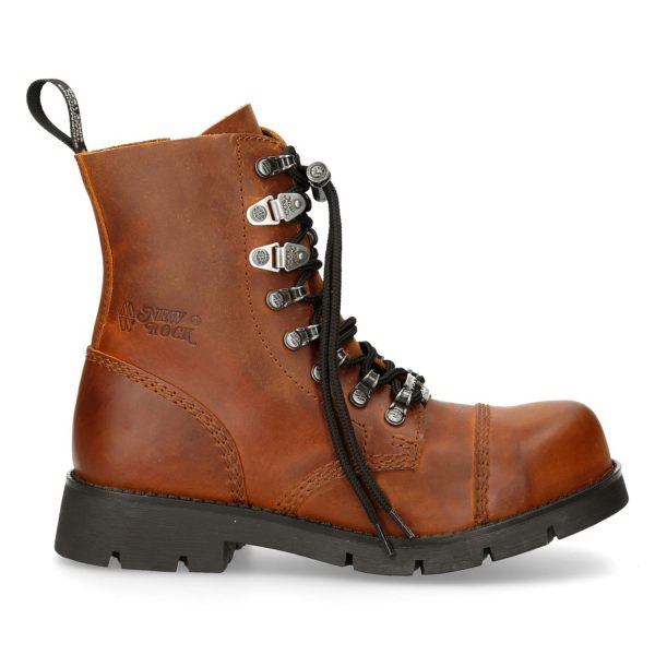 commentaire favorable Bottines New Rock Ranger En Cuir Marron 1