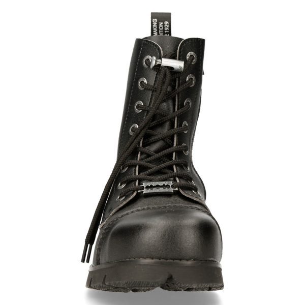 guranteed de qualité Bottines New Rock Ranger En Cuir Vegan Noir 4