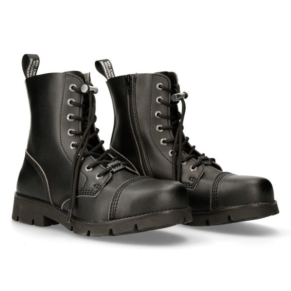 guranteed de qualité Bottines New Rock Ranger En Cuir Vegan Noir 9