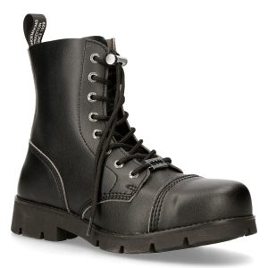 guranteed de qualité Bottines New Rock Ranger En Cuir Vegan Noir 12