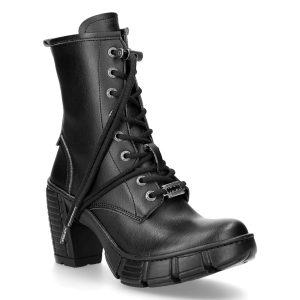 Boutique officielle Bottines New Rock Trail En Cuir Vegan Noir 12