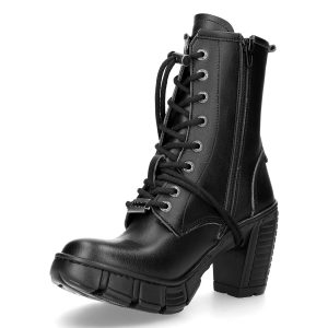 Boutique officielle Bottines New Rock Trail En Cuir Vegan Noir 16