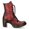 Bottines New Rock Trail En Cuir Vegan Vintage Flower… belle 28