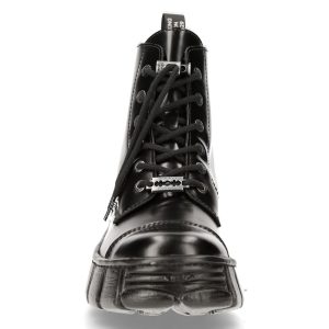 Bottines New Rock Wall Noires prix pas cher 14