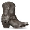 Pas Cher Magasin Soldes Bottines New Rock West Grises 28