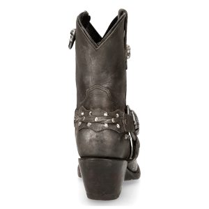 Pas Cher Magasin Soldes Bottines New Rock West Grises 18