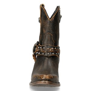 Bottines New Rock West Moka marque moins cher 14