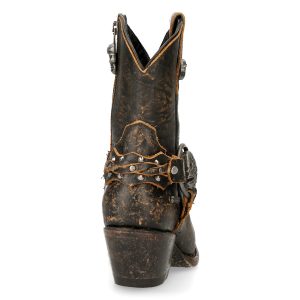 Bottines New Rock West Moka marque moins cher 18