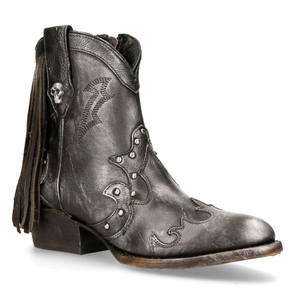 Bottines New Rock West Nirvana Grises marque pas cher en ligne 3