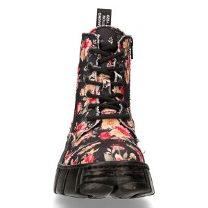 styles dernier cri Bottines Vegan New Rock Wall à Fleurs 14