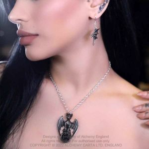 ALCHEMY GOTHIC Boucles D’Oreilles ‘A Night With Goethe’ soldes magasin 9