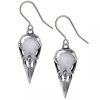 prix pas cher ALCHEMY GOTHIC Boucles D’Oreilles ‘Coeur Crane’ 13