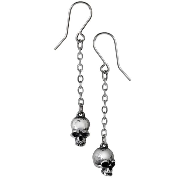 ALCHEMY GOTHIC Boucles D’Oreilles ‘DeadSkull’ soldes de Noël 1