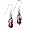 Meilleur Prix Garanti ALCHEMY GOTHIC Boucles D’Oreilles ‘Empyrean Tear’ Rouges 10