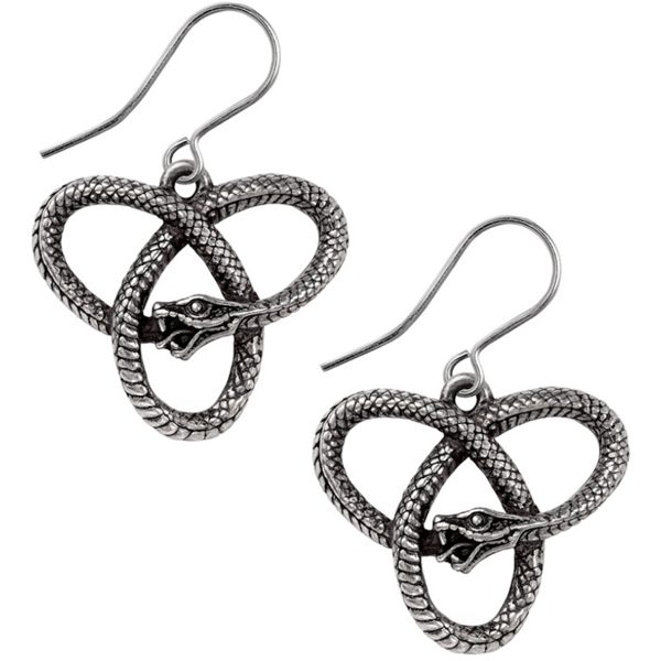 ALCHEMY GOTHIC Boucles D’Oreilles ‘Eve’s Triquetra’ Satisfait ou Remboursé 1