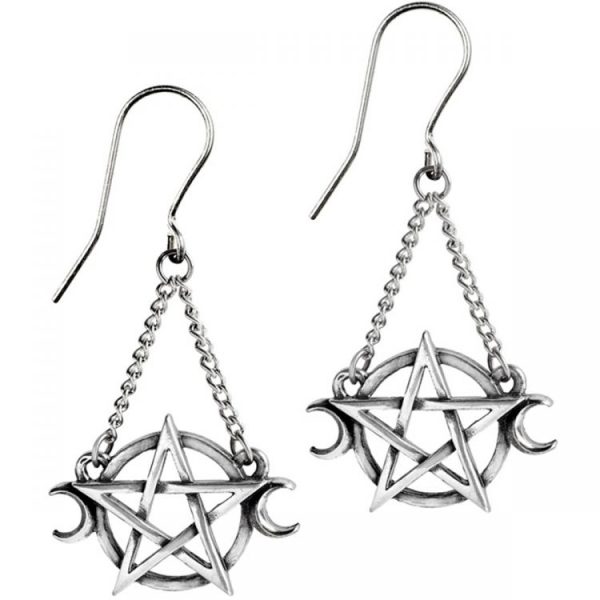 ALCHEMY GOTHIC Boucles D’Oreilles ‘Goddess’ De super promotions disponibles 1