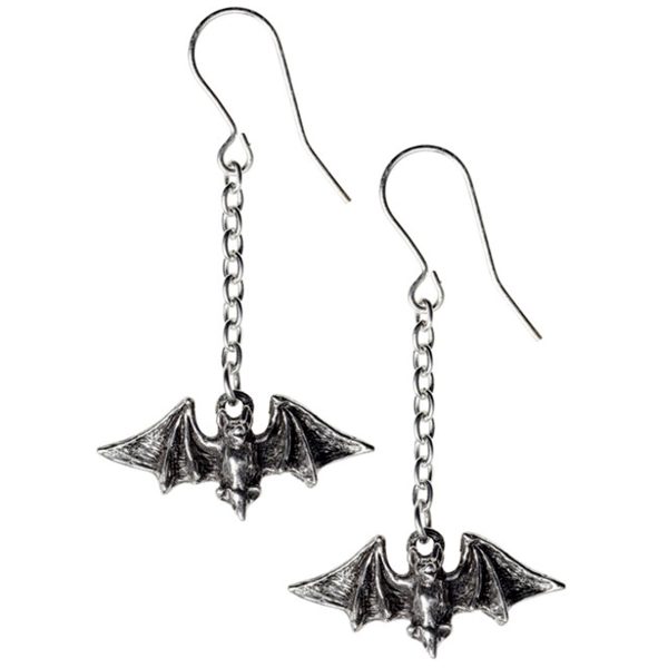 grossiste en ligne ALCHEMY GOTHIC Boucles D’Oreilles ‘Kiss The Night’ 1