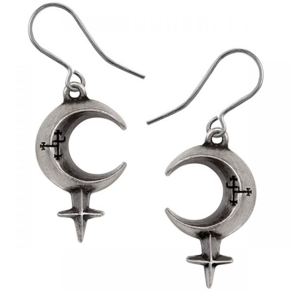 ALCHEMY GOTHIC Boucles D’Oreilles ‘Lilith’ dernière tendance 1