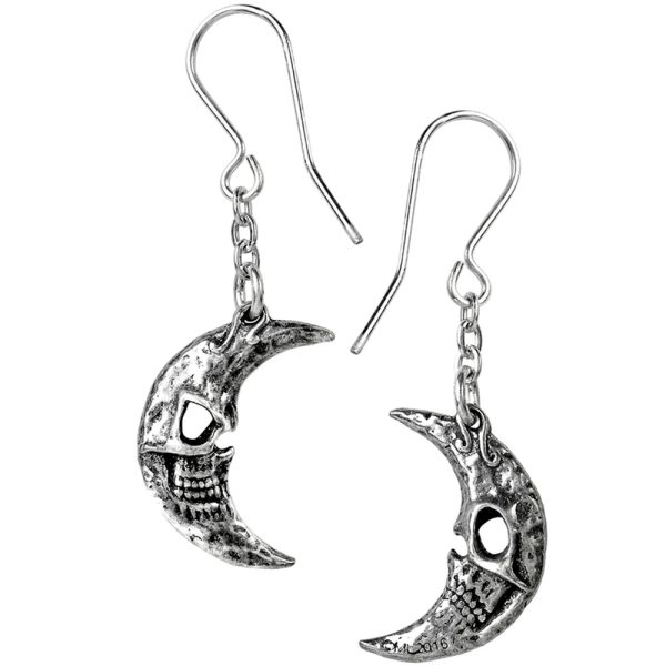 ALCHEMY GOTHIC Boucles D’Oreilles ‘M’era Luna Crescens – Tragicom… grand choix 1