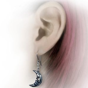 ALCHEMY GOTHIC Boucles D’Oreilles ‘M’era Luna Crescens – Tragicom… grand choix 8