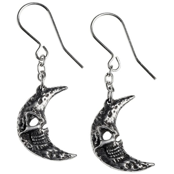 ALCHEMY GOTHIC Boucles D’Oreilles ‘M’era Luna Crescens – Tragicom… grand choix 4