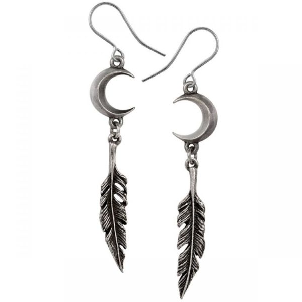 ALCHEMY GOTHIC Boucles D’Oreilles ‘Pagan Dream Catcher’ Paiement sécurisé 1