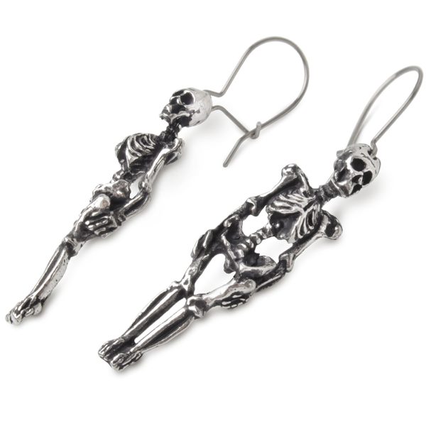 prix pas cher Alchemy Metal-Wear Boucles D’Oreilles ‘Skeleton’ 3