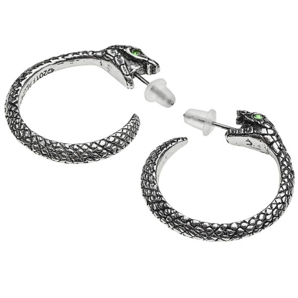 Promotio de vente ALCHEMY GOTHIC Boucles D’Oreilles ‘The Sophia Serpent’ 3