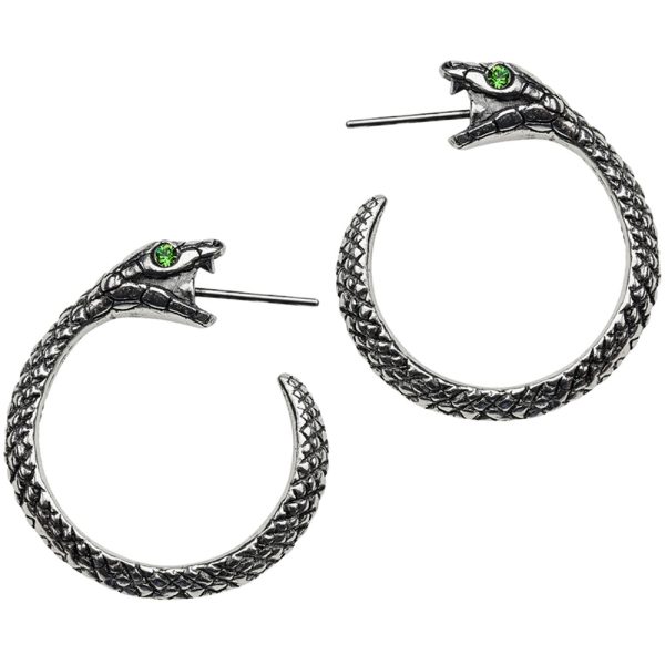 Promotio de vente ALCHEMY GOTHIC Boucles D’Oreilles ‘The Sophia Serpent’ 1