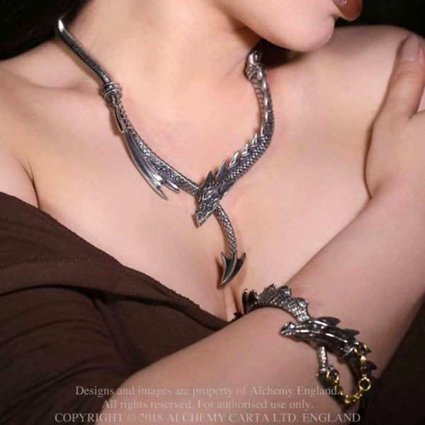 ALCHEMY GOTHIC Bracelet ‘Dragon’s Lure’ boutique en ligne 6