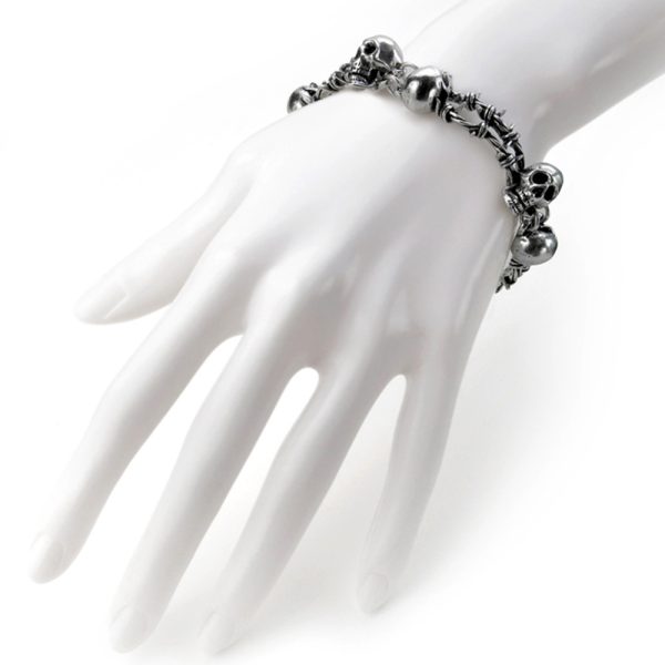 ALCHEMY GOTHIC Bracelet ‘No Man’s Land’ magasins pas chers 4