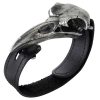 site en ligne ALCHEMY GOTHIC Bracelet ‘Rabeschadel’ En Cuir Noir 11