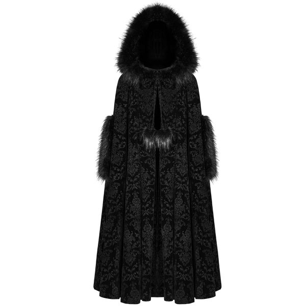 PUNK RAVE Cape ‘Amuria’ Noire boutique en ligne 1