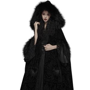 PUNK RAVE Cape ‘Amuria’ Noire boutique en ligne 31