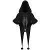 magasins pas chers Pyon Pyon Cape Boléro Gothic Lolita à Capuche ‘Black Fairy’ 43