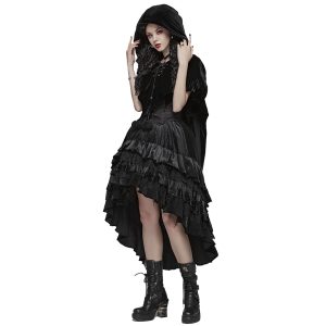 magasins pas chers Pyon Pyon Cape Boléro Gothic Lolita à Capuche ‘Black Fairy’ 26